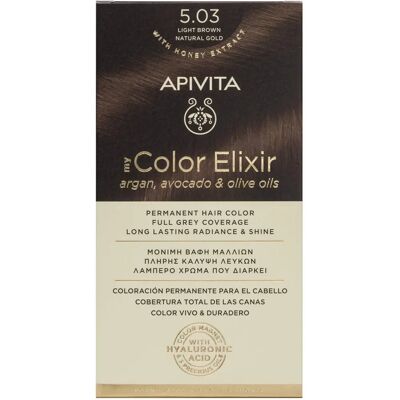 Apivita My Color Elixir Light Brown Natural Gold - Hair Dye Apivita My Color Elixir Light Brown Natural Gold - Hair Dye