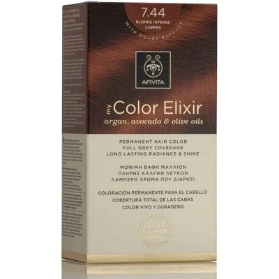 Apivita My Color Elixir - Intense Copper Blonde - Permanent Hair Dye Apivita My Color Elixir - Intense Copper Blonde - Permanent Hair Dye