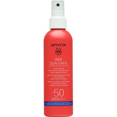 Apivita SPF50 Hidratáló Ultra Könnyű Napvédő Spray Apivita SPF50 Hidratáló Ultra Könnyű Napvédő Spray