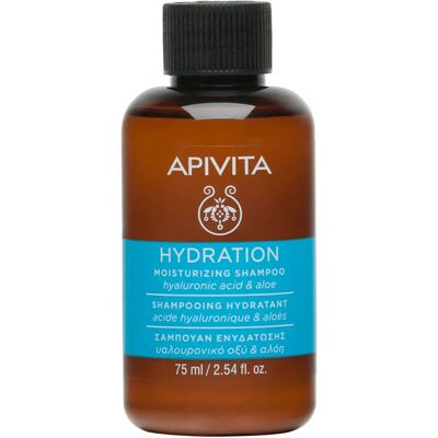 Apivita Modello 75ml Shampoo Idratante con Acido Ialuronico e Aloe - Shampoo Apivita Modello 75ml Shampoo Idratante con Acido Ialuronico e Aloe - Shampoo