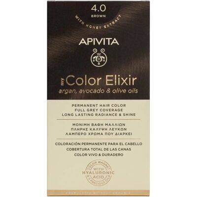 Apivita My Color Elixir Marrom - Tinta permanente para cabelo Apivita My Color Elixir Marrom - Tinta permanente para cabelo