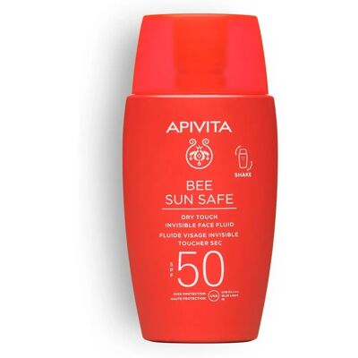 Apivita Sun Safe SPF 50+ Gesichtssonnenschutz - Trockene Berührung Apivita Sun Safe SPF 50+ Gesichtssonnenschutz - Trockene Berührung