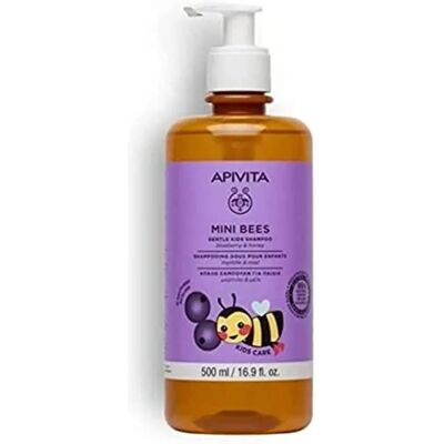 Apivita Mini Bees Barn Shampoo - Blåbär & Honung Apivita Mini Bees Barn Shampoo - Blåbär & Honung