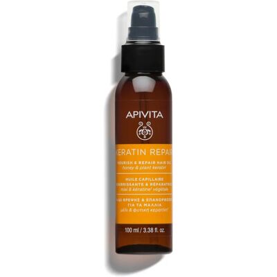 Apivita Keratin Repair Nærende Hårolie - Tørt og Skadet Hår Apivita Keratin Repair Nærende Hårolie - Tørt og Skadet Hår