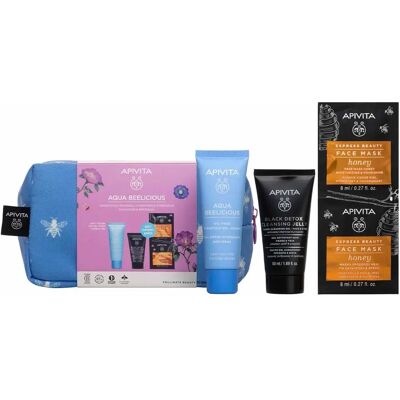 Apivita Aquabeelicious Hidratante Gel-Crema - set de cuidado facial Apivita Aquabeelicious Hidratante Gel-Crema - set de cuidado facial
