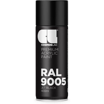 Cosmos Lac RAL 9005 Schwarz Matt Acryl Spray - Sprayfarbe Cosmos Lac RAL 9005 Schwarz Matt Acryl Spray - Sprayfarbe