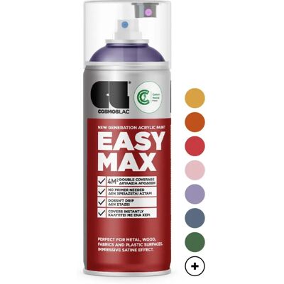 Cosmos Lac Spray Easy Max Acryl Satin RAL 4005 Blau Lila - Farbspray Cosmos Lac Spray Easy Max Acryl Satin RAL 4005 Blau Lila - Farbspray