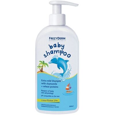 Frezyderm Baby Shampoo - Sanftes Tägliches Babyshampoo, Kamilleextrakt, Weizenproteine - Babypflege Frezyderm Baby Shampoo - Sanftes Tägliches Babyshampoo, Kamilleextrakt, Weizenproteine - Babypflege