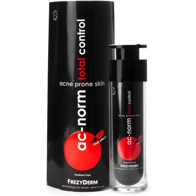 Frezyderm Ac-Norm Total Control - Traitement contre l'acné grasse - Publicité Frezyderm Ac-Norm Total Control - Traitement contre l'acné grasse - Publicité