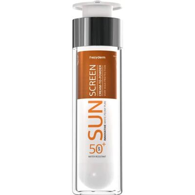 Frezyderm Sonnenschutzcreme SPF50+ - Creme-zu-Puder - 50ml Frezyderm Sonnenschutzcreme SPF50+ - Creme-zu-Puder - 50ml
