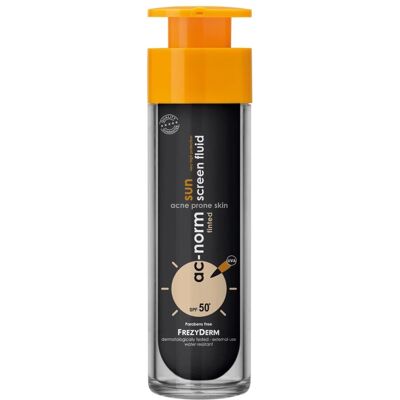 Frezyderm Ac-Norm Sun Screen Fluid SPF50+ Tinted - 50mL Frezyderm Ac-Norm Sun Screen Fluid SPF50+ Tinted - 50mL