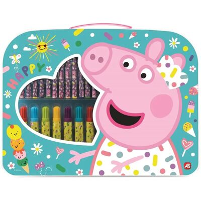 Custodia d'arte Peppa Pig - Set di disegno per bambini Custodia d'arte Peppa Pig - Set di disegno per bambini