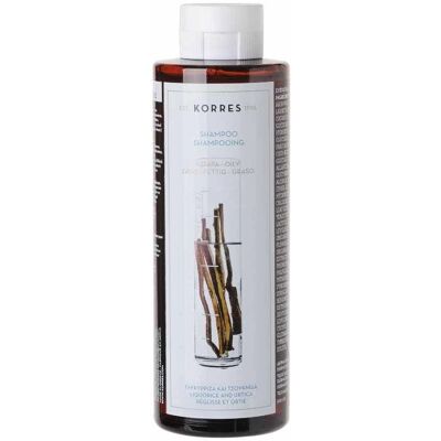 Korres Lakris & brennnessel sjampo - for fettete hår - 250ml Korres Lakris & brennnessel sjampo - for fettete hår - 250ml