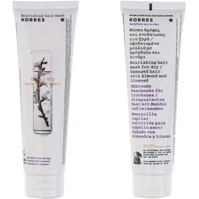 Korres Mandel-Leinsamen Haarmaske - Trocken & Beschädigtes Haar - 125ml Korres Mandel-Leinsamen Haarmaske - Trocken & Beschädigtes Haar - 125ml