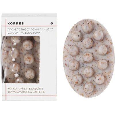 Korres Tengeris algák és koffein - Hámlasztó szappan 125g Korres Tengeris algák és koffein - Hámlasztó szappan 125g