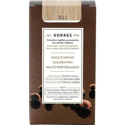 Korres Argan Oil Avansert Hårfarge - Platinum Aske Blond - Hårfarge Korres Argan Oil Avansert Hårfarge - Platinum Aske Blond - Hårfarge