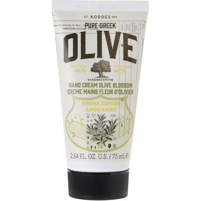 Korres Olive & Olive Blossom Hand Cream - Nourishing, Vegan, 75ml Korres Olive & Olive Blossom Hand Cream - Nourishing, Vegan, 75ml