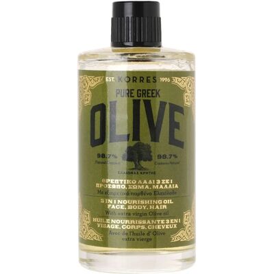 Korres Pure Greek Olive 3in1 Nourishing Oil (100ml) Korres Pure Greek Olive 3in1 Nourishing Oil (100ml)