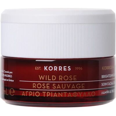 Korres Rose Sauvage Éclat et Rides Premières Crème de Nuit - Publicité Korres Rose Sauvage Éclat et Rides Premières Crème de Nuit - Publicité