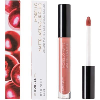 Korres Morello Mattes Haltbares Lippenfluid - Romantic Nude - Lippenstift Korres Morello Mattes Haltbares Lippenfluid - Romantic Nude - Lippenstift