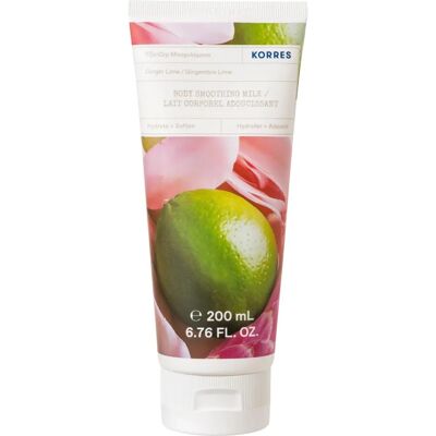 Korres Ginger Lime Smoothing Body Milk (200ml) Korres Ginger Lime Smoothing Body Milk (200ml)