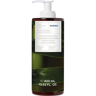 Korres Aloe Sea Salt Handwash 400ml - Liquid Hand Soap Korres Aloe Sea Salt Handwash 400ml - Liquid Hand Soap