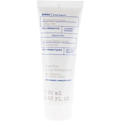 Korres - Greek Yogurt Foaming Cleanser - Probiotique - 20 ml - Publicité Korres - Greek Yogurt Foaming Cleanser - Probiotique - 20 ml - Publicité