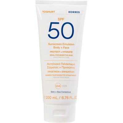 Korres Joghurt Sonnenlotion SPF50 - Sonnencreme Korres Joghurt Sonnenlotion SPF50 - Sonnencreme