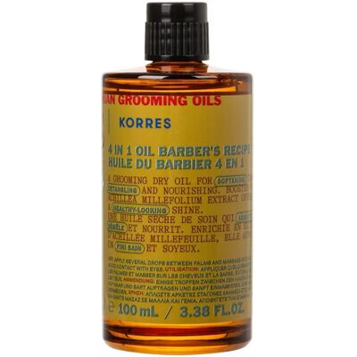 Olio da Barba Korres Achillea - 4-in-1 Olio Olio da Barba Korres Achillea - 4-in-1 Olio