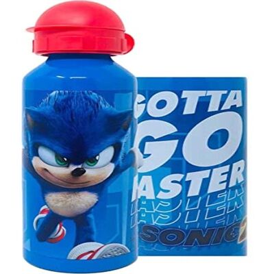 Sega Sonic The Hedgehog Aluminiumflaske - 520ml Sega Sonic The Hedgehog Aluminiumflaske - 520ml