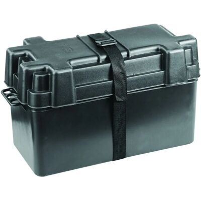 Scatola Batteria Nuova Rade - 120 Ah - Nero - 470x225x255mm - Tipo Batteria: Piombo-acido Scatola Batteria Nuova Rade - 120 Ah - Nero - 470x225x255mm - Tipo Batteria: Piombo-acido