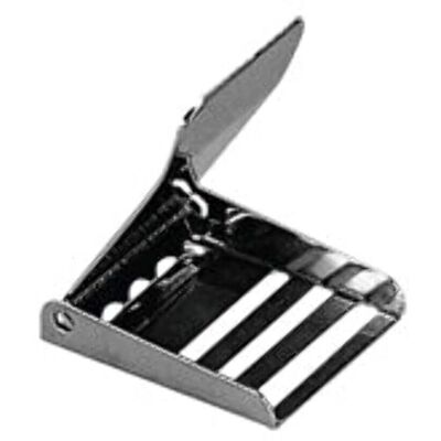 Fibbia in Acciaio Inossidabile Nuova Rade per Cinture Piatte con Tacche Fibbia in Acciaio Inossidabile Nuova Rade per Cinture Piatte con Tacche