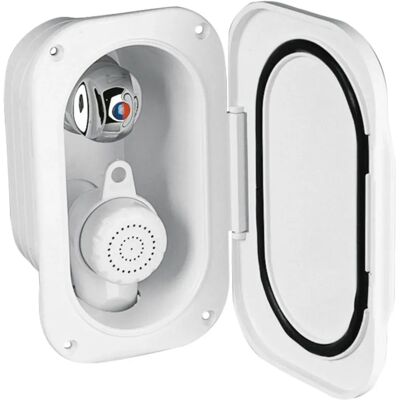 Nuova Rade Modèle - Tuyau de 5 m - Mitigeur de Douche - Blanc - Publicité Nuova Rade Modèle - Tuyau de 5 m - Mitigeur de Douche - Blanc - Publicité