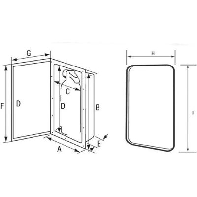 Nuova Rade Fire Extinguisher Storage Case - 2kg Nuova Rade Fire Extinguisher Storage Case - 2kg