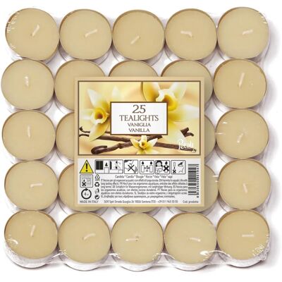 Prices Vanilla Candles - 25 Tealights - Candles Prices Vanilla Candles - 25 Tealights - Candles