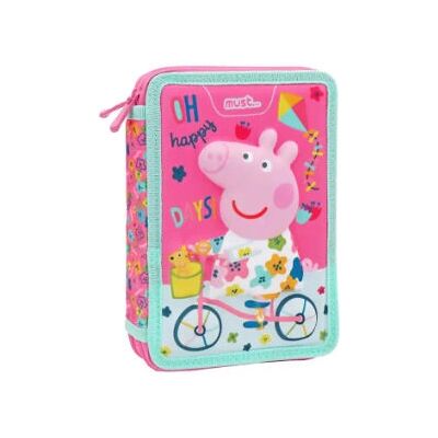 Peppa Pig Multikleur Hard Etui - Pennenzak Peppa Pig Multikleur Hard Etui - Pennenzak