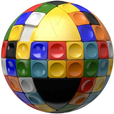 Verdes Innovations V-Cube Sphere - Puzzel - Puzzle à glissière sphérique - Publicité Verdes Innovations V-Cube Sphere - Puzzel - Puzzle à glissière sphérique - Publicité