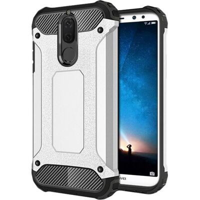 FORCELL Huawei Mate 10 Lite - Ασημί - Armor πίσω θήκη - Θήκη τηλεφώνου FORCELL Huawei Mate 10 Lite - Ασημί - Armor πίσω θήκη - Θήκη τηλεφώνου