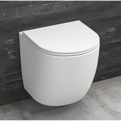 Kamalu Ensemble WC et Bidet Suspendus - Blanc Mat - Sanitaire - Publicité Kamalu Ensemble WC et Bidet Suspendus - Blanc Mat - Sanitaire - Publicité