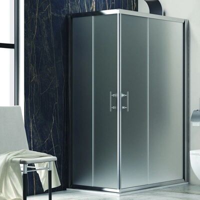 Kamalu Cabine de Douche 90x90 Satiné - Cabine de Douche - Publicité Kamalu Cabine de Douche 90x90 Satiné - Cabine de Douche - Publicité