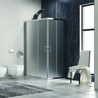 Kamalu Enceinte de Douche Sur Mesure - Satiné 70x100cm - Design Moderne - Publicité Kamalu Enceinte de Douche Sur Mesure - Satiné 70x100cm - Design Moderne - Publicité