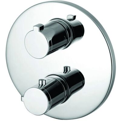 Kamalu KT1500 - Mixeur thermostatique de douche à deux sorties - Publicité Kamalu KT1500 - Mixeur thermostatique de douche à deux sorties - Publicité