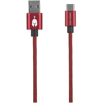Spartan Gear - Doppeltes USB Kabel - 2M - Kompatibel mit Playstation 5, Xbox Series X/S, Tablet, Mobil Spartan Gear - Doppeltes USB Kabel - 2M - Kompatibel mit Playstation 5, Xbox Series X/S, Tablet, Mobil
