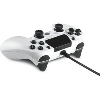 Spartan Gear Hoplite Weiß Kabel-Controller - Gamepad für PC & PS4 Spartan Gear Hoplite Weiß Kabel-Controller - Gamepad für PC & PS4