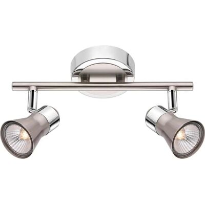 Projecteur Double de Plafond Nova Luce GALERIA - Spot plafond GU10 - Publicité Projecteur Double de Plafond Nova Luce GALERIA - Spot plafond GU10 - Publicité