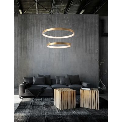 NOVA LUCE Leon Ceiling Light - Adjustable LED Pendant - Gold NOVA LUCE Leon Ceiling Light - Adjustable LED Pendant - Gold