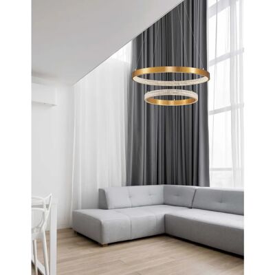 Nova Luce Preston Antique Gold LED Ceiling Light Nova Luce Preston Antique Gold LED Ceiling Light