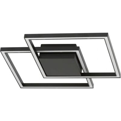 NOVA LUCE Bilbao LED Ceiling Light - Modern Black 25W NOVA LUCE Bilbao LED Ceiling Light - Modern Black 25W
