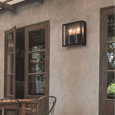 Nova Luce Sorren Twin Outdoor Wall Lantern - Outdoor Wall Lantern Nova Luce Sorren Twin Outdoor Wall Lantern - Outdoor Wall Lantern