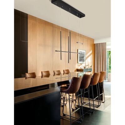 Nova Luce Elettra Pendelleuchte - Verstellbare Aluminium-Deckenlampe Nova Luce Elettra Pendelleuchte - Verstellbare Aluminium-Deckenlampe